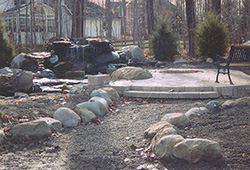 Fire Pits: Pathway Paver Sitting Area