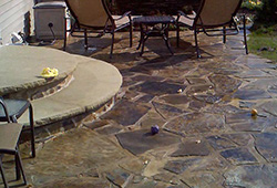 Patio and Walkways: Patio and Stone Walkway