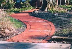 Patio and Walkways: Traditional Winding Walkway